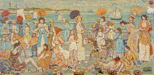 Paisaje con figuras, 1924 de Maurice Brazil Prendergast